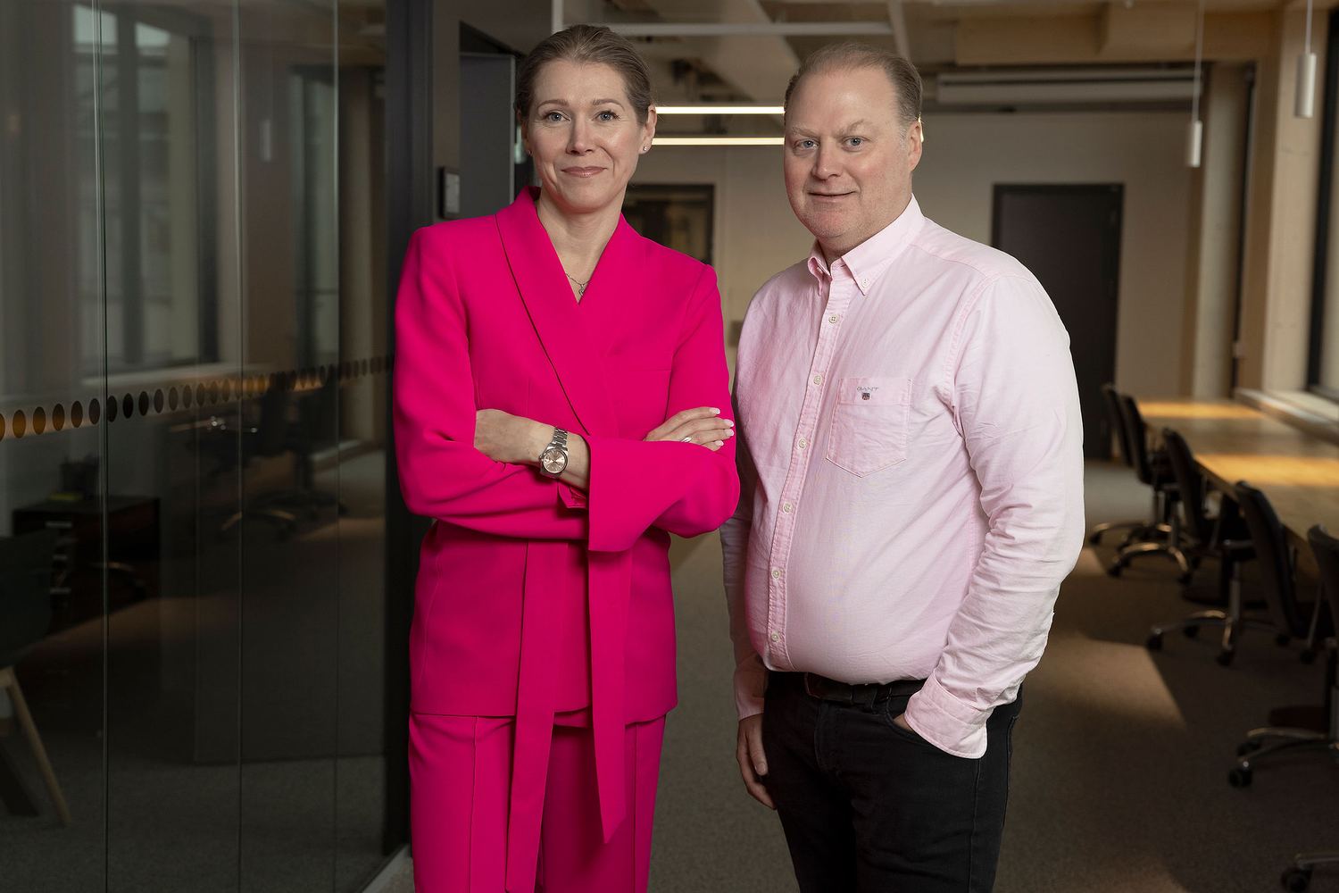 Anna-Karin Toresson Weigel and Jörgen Olsén, founders of Solvance Analytics
